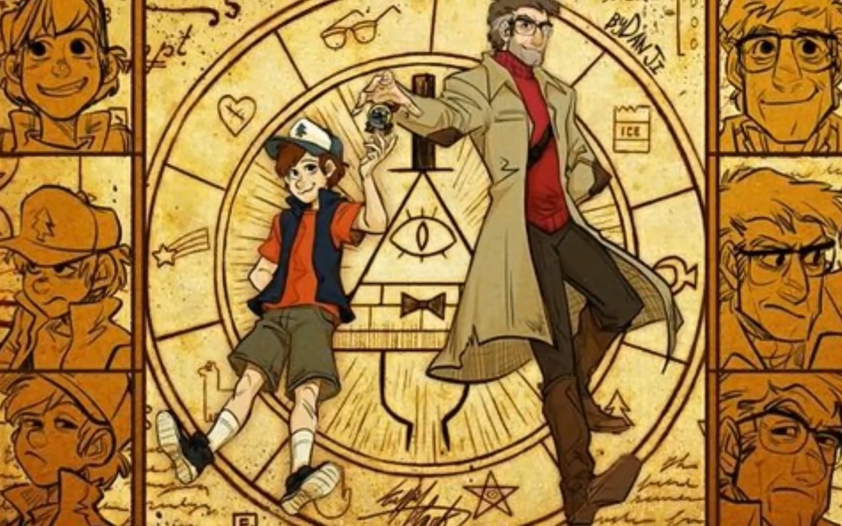 怪诞小镇智商组阿福叔公和迪普stanforddipper