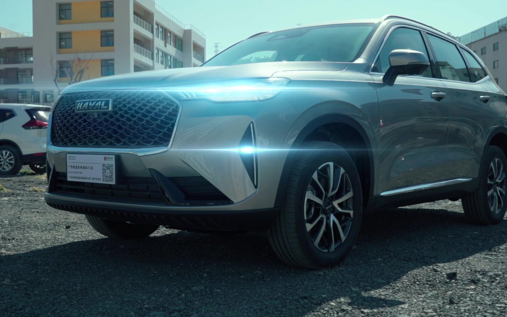 你好哈弗2021我们一路前行第三代哈弗h6max星云灰提车