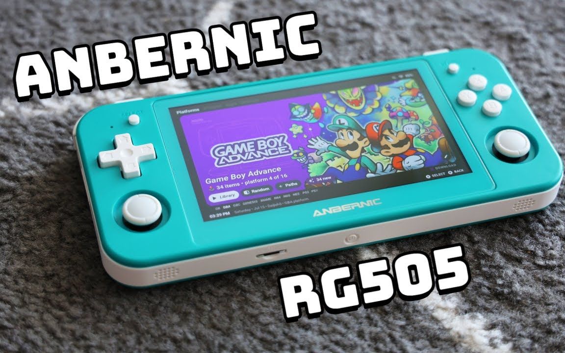 周哥Anbernic RG505 再次测评「Retro Game Corp」|机翻中字哔哩哔哩bilibili