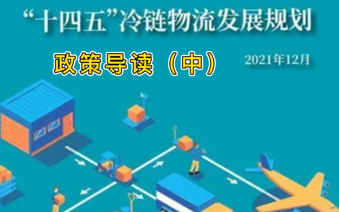 [图]国务院发布《“十四五”冷链物流发展规划》，这期重点围绕服务体系、监管体系、支撑体系、““产-运-销”关键环节”展开导读～