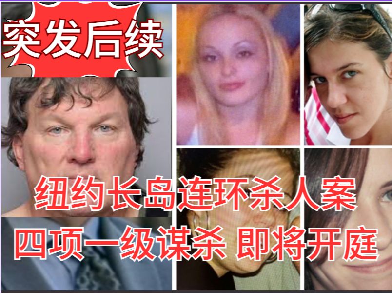 突发后续:纽约长岛杀人案,四项一级谋杀,即将开庭哔哩哔哩bilibili