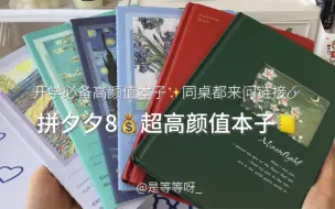 Descargar video: 拼夕夕买到的高颜值本子，用它写日记我能坚持一年！