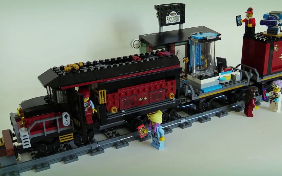 乐高 hidden side ghost train express 70424 速拼