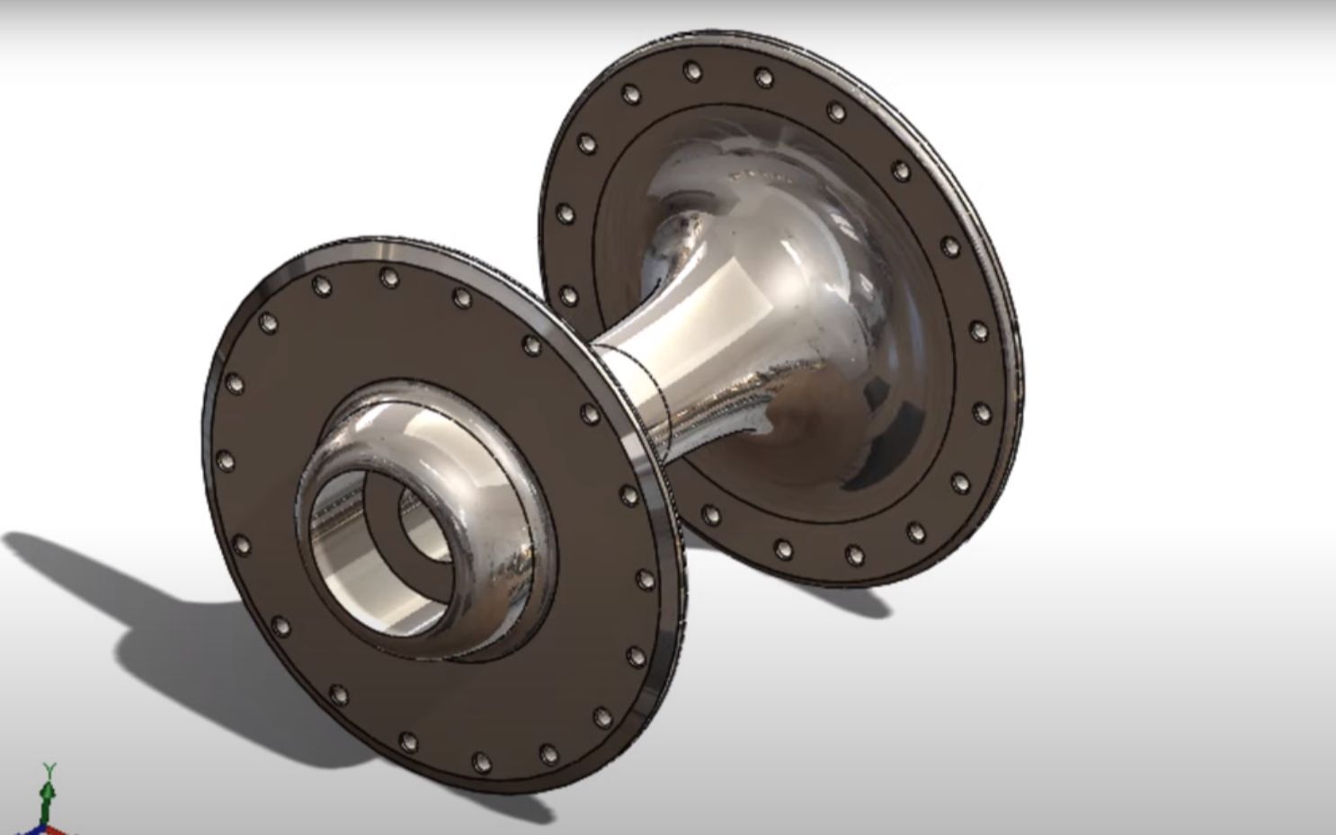 活动  solidworks视频教程16 - 自行车车轮轮轴设计绘制