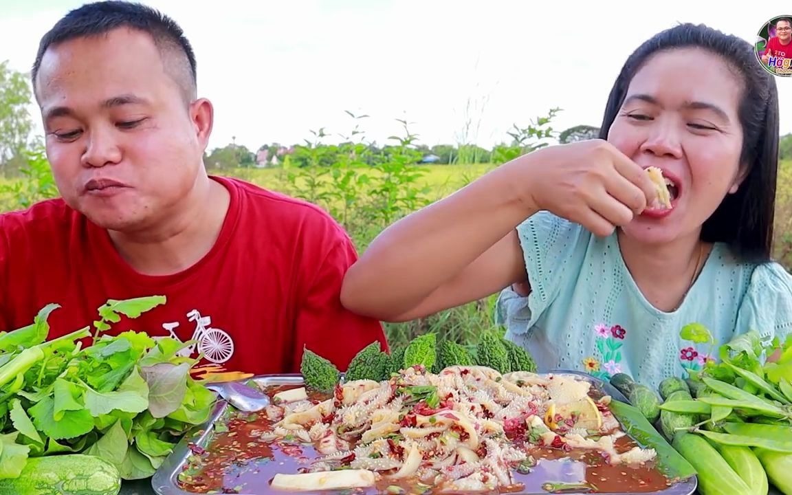 [图]ตำสะไบนาง สามสิบกลีบขาวกรอบกรุบ แกล้มมะระขี้นกแซ่บๆ ขมอ่ำหล่ำข้างทุ่งนา