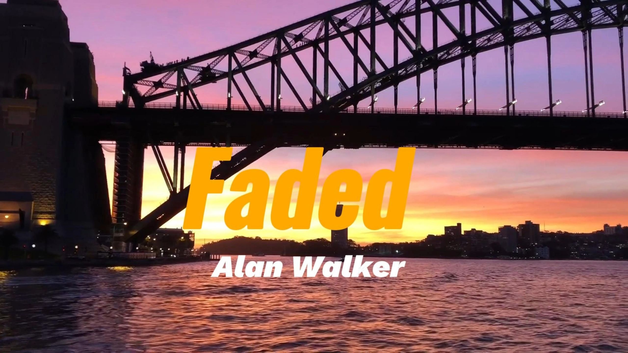 教主《faded》强烈节奏真的很令人陶醉