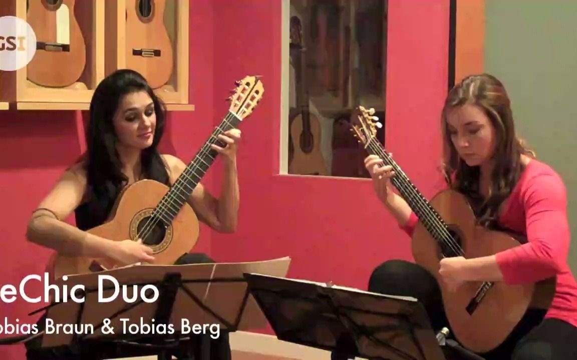 [图]波尔卡舞曲 - 吉他二重奏 - Sokolov 'Polka' played by Duo Le Chic