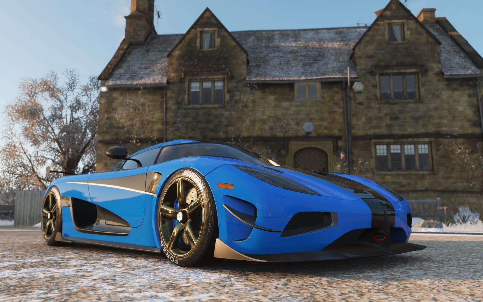 地平线4:柯尼塞格,飞跃风塔.