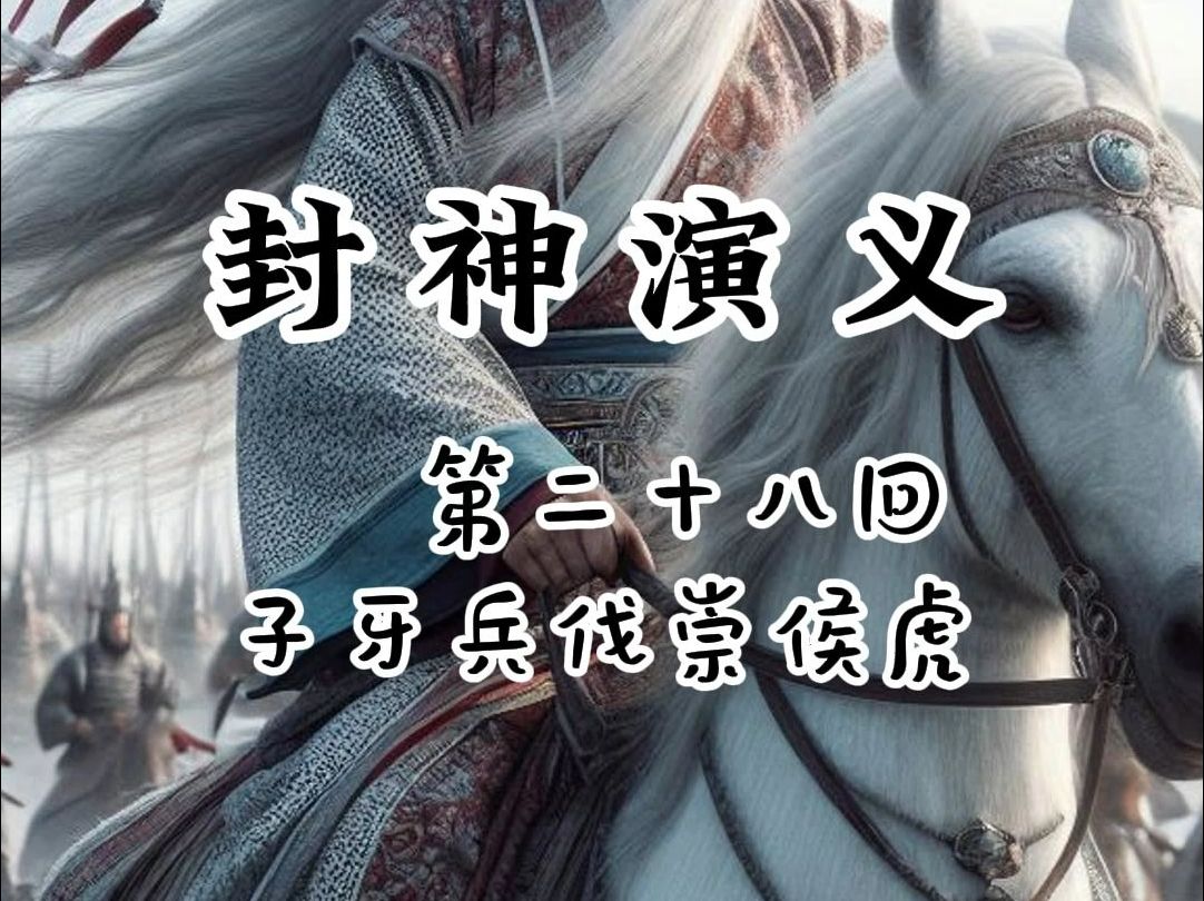 封神演义小故事 第二十八回 子牙兵伐崇侯虎哔哩哔哩bilibili