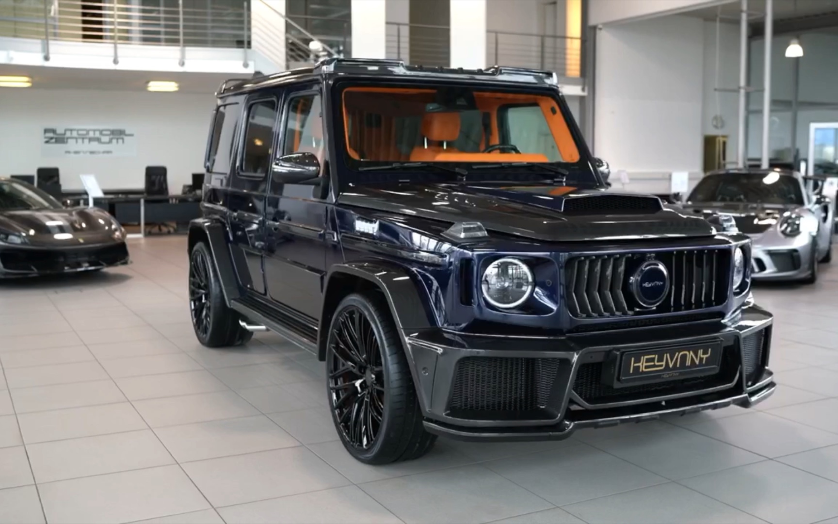 keyvany改装爱马仕版奔驰大g外观和内饰细节展示