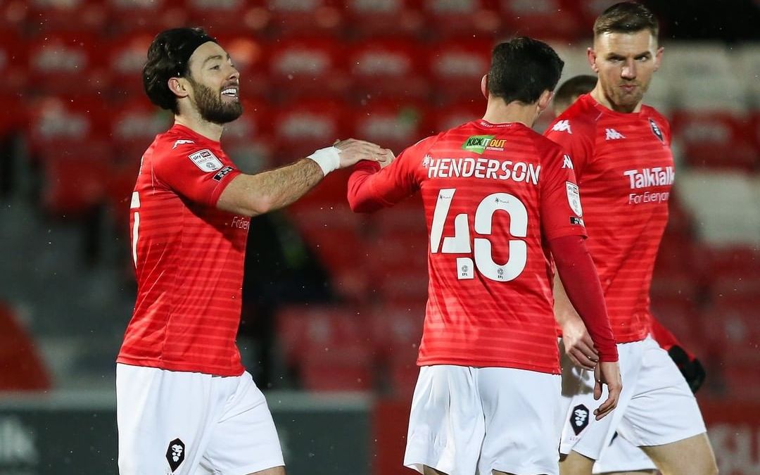 英乙第26轮 索尔福德城4-1剑桥联 集锦