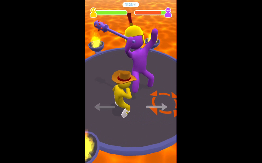 小游戏 巨人冲冲冲 面对高大敌人