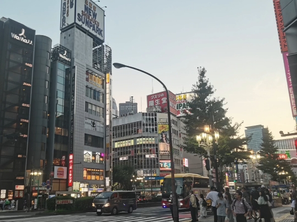 在东京市区的第三天,我今天的心情很好哦.