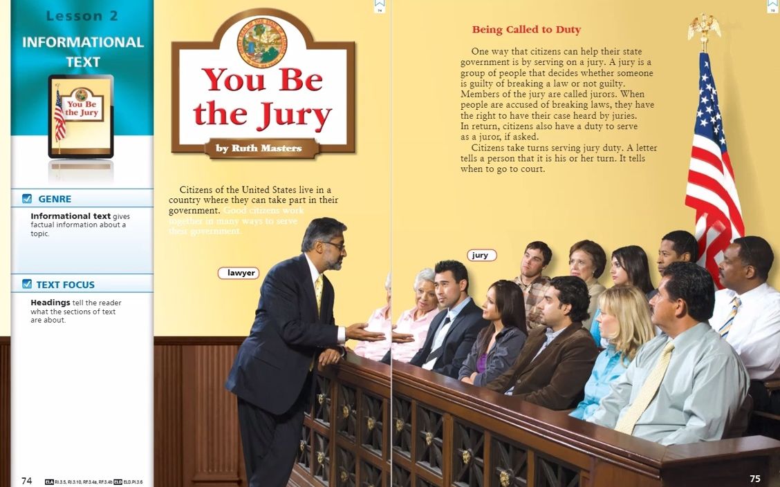 [图]Journeys Lesson 2 Read Aloud for Third Grade_ You Be the Jury