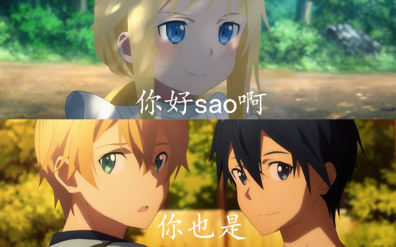 【SAO】我看的SAO3怎么和你们的不一样,桐子和士织的爱情故事?哔哩哔哩bilibili