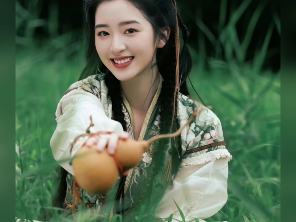 美丽汉服女明星