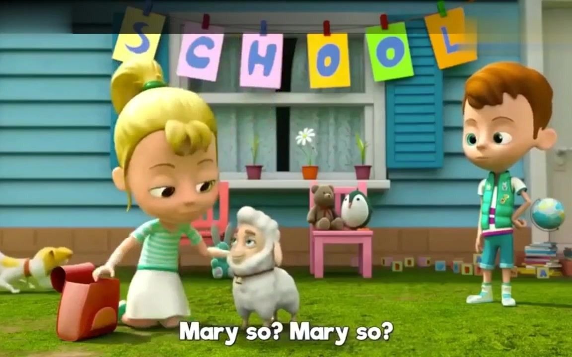 [图]《玛丽有只小羔羊》Mary Had a Little Lamb英语儿歌