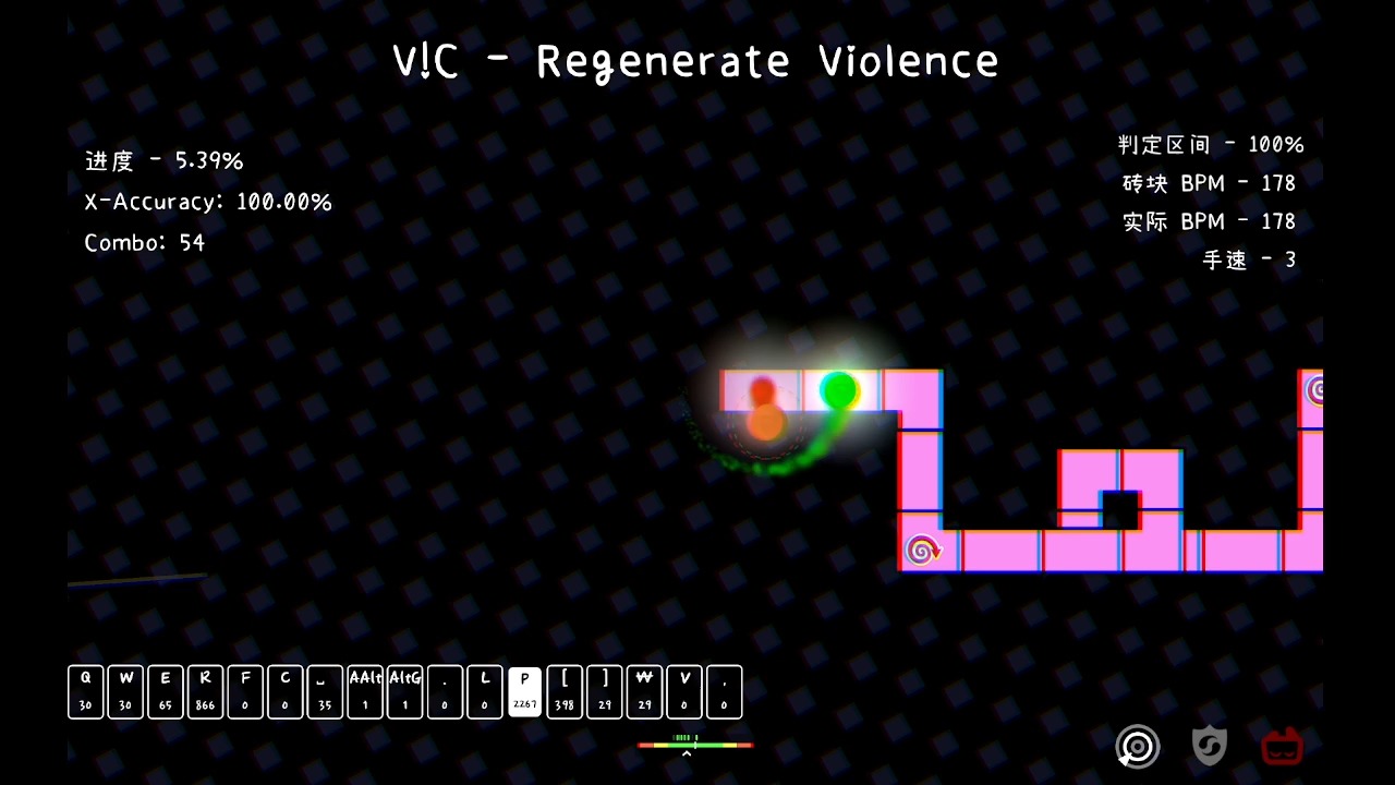 #99 V!C  Regenerate Violence音游热门视频