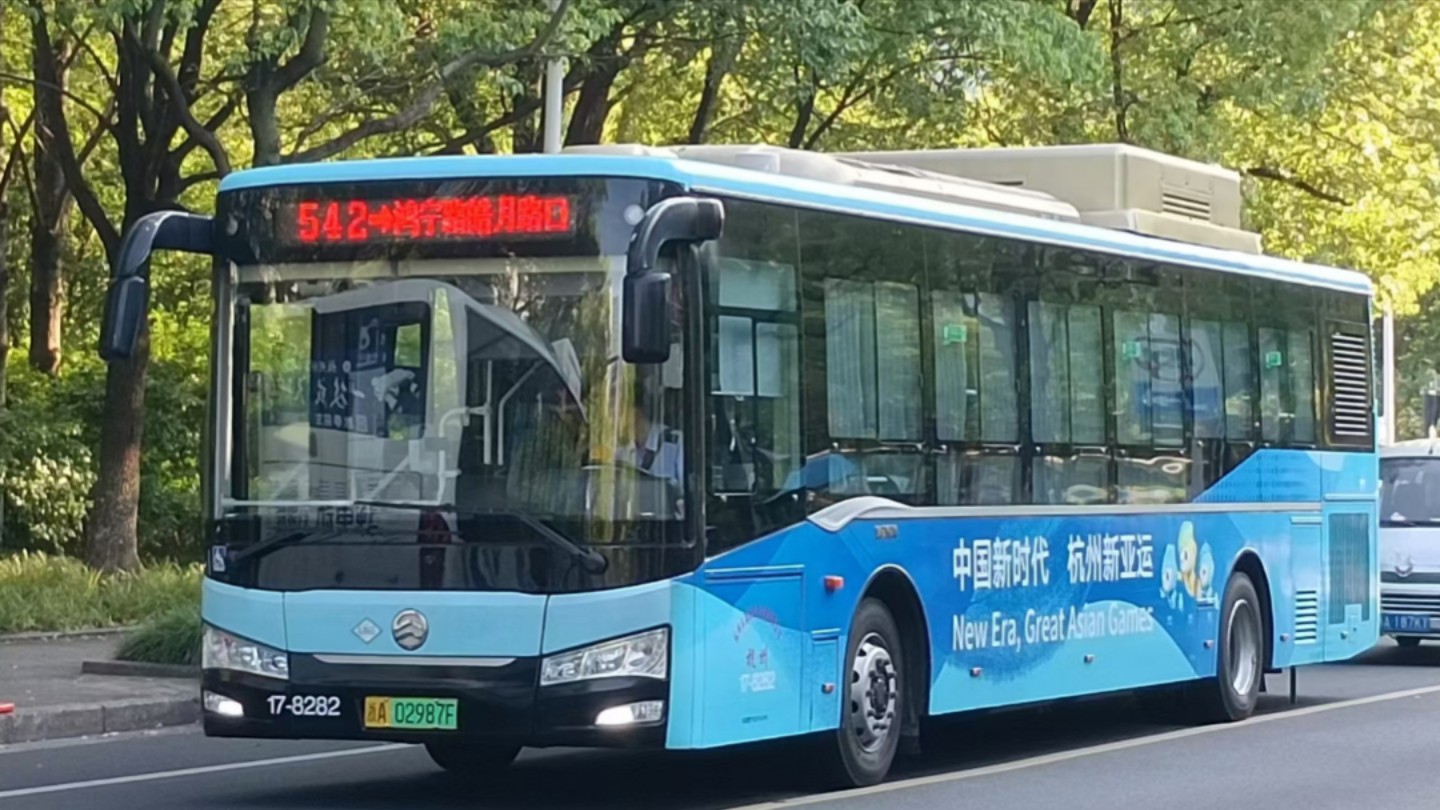 [pov16]杭州萧山公交775路湘湖公交站→东方文化园全程前方展望