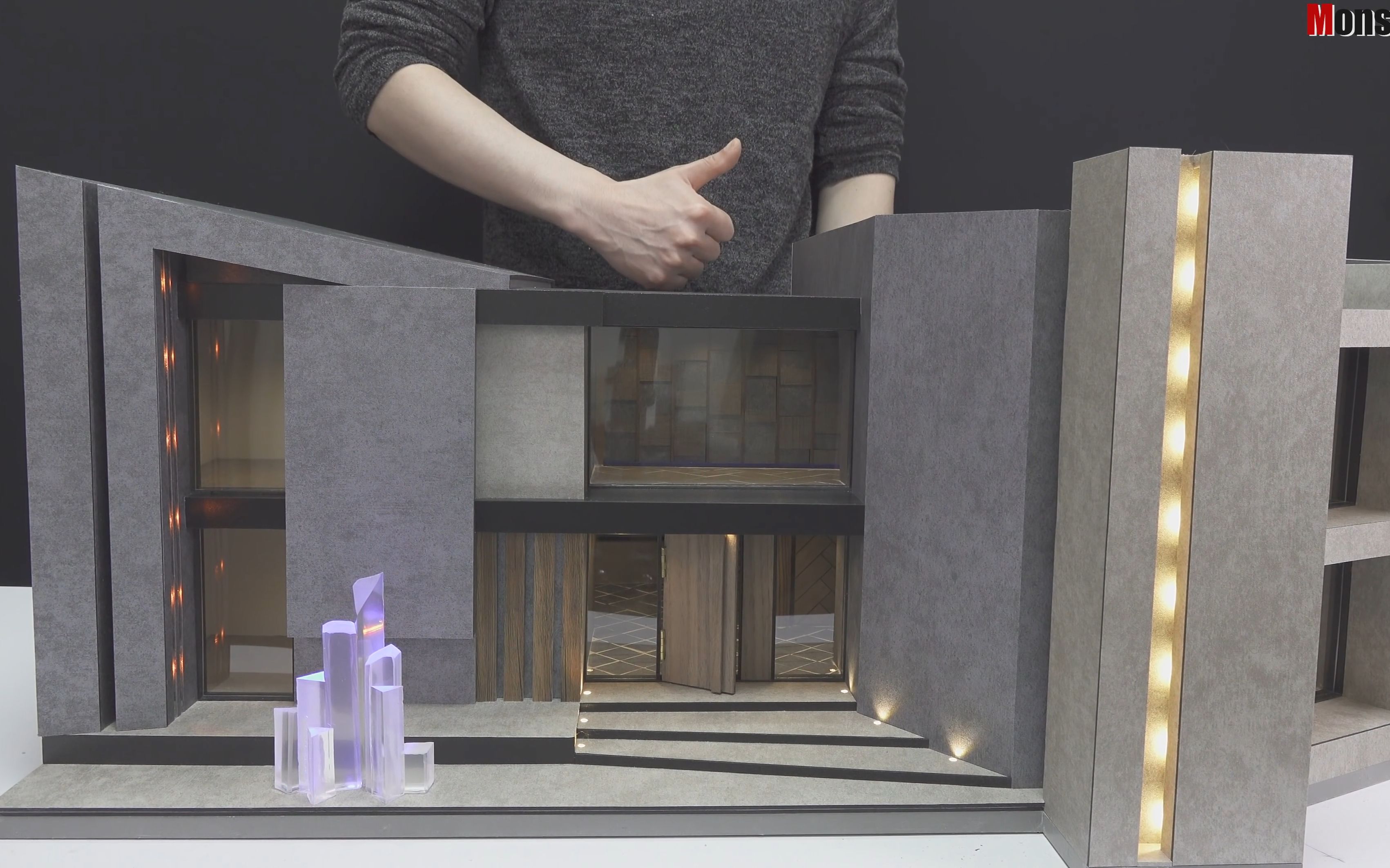 微型现代建筑——diy别墅模型