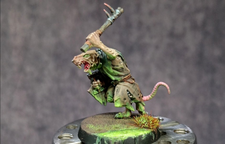 涂装展示-战锤aos4.0鼠潮 氏族鼠(附完整流程与漆号)