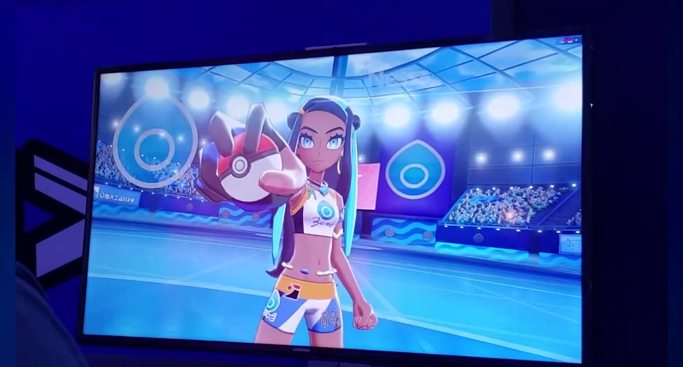 宝可梦 剑盾试玩 水系道馆 馆主还不错 钢铠鸦 太帅了