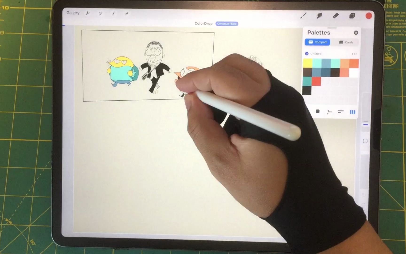 iPad Pro apple pencil 漫画原速录像 小剧场剧透视频哔哩哔哩bilibili