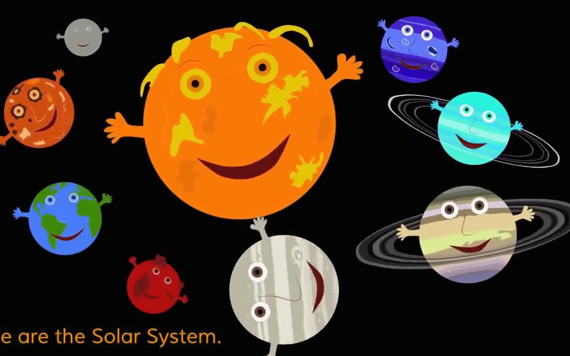 the solar system song 太阳系之歌 kidstv123 英语歌曲