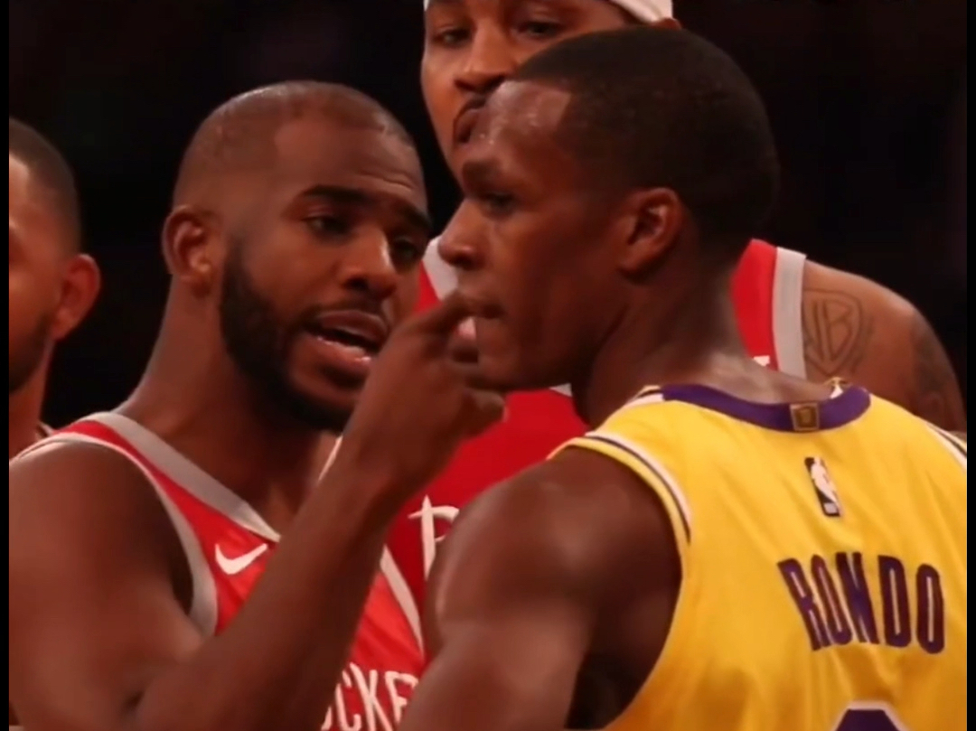 保罗&隆多 打架!吐口水!