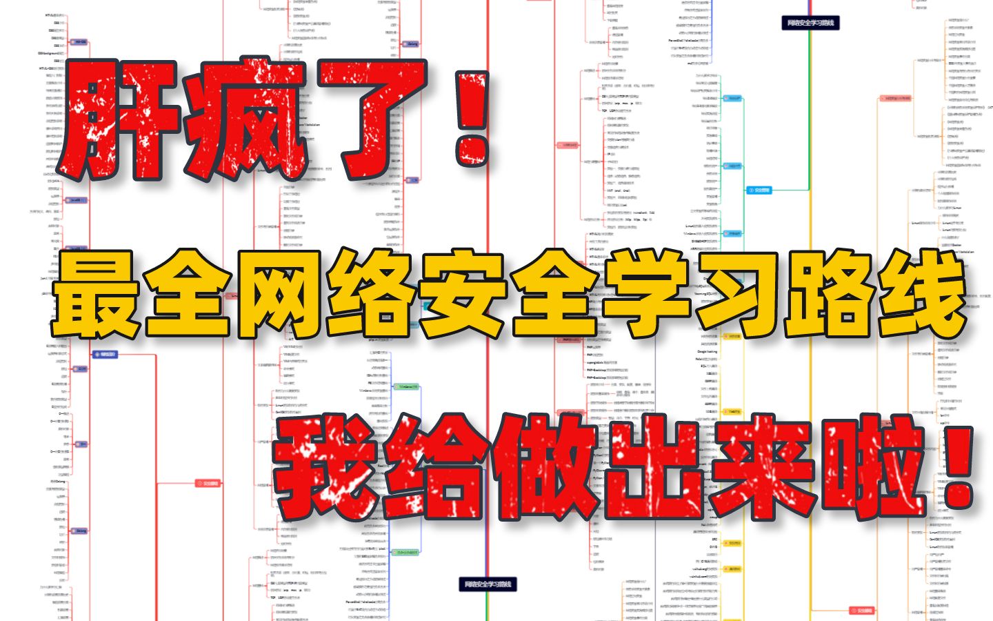 【肝疯了!】翻遍全网100个网站整理出来的最全网络安全学习路线图,我终于做出整理出来了!!web安全/渗透测试/漏洞/信息安全哔哩哔哩bilibili