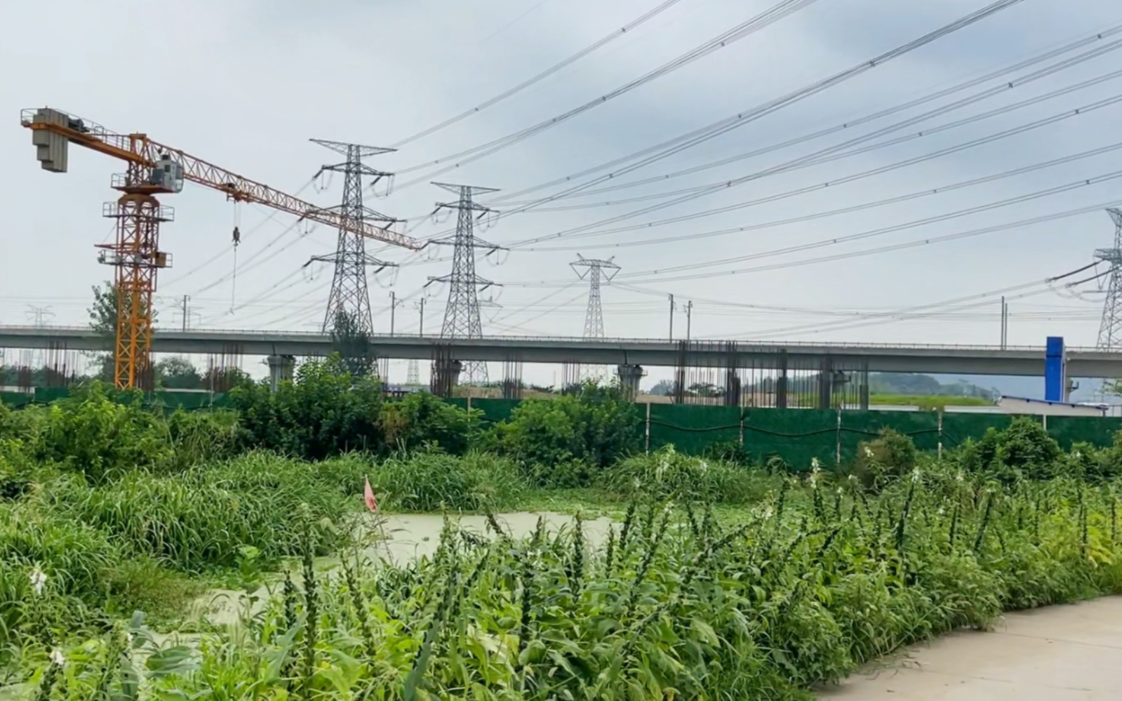 探访宁马城际铁路当涂南站项目工程施工现场:2023.8.26拍摄.哔哩哔哩bilibili