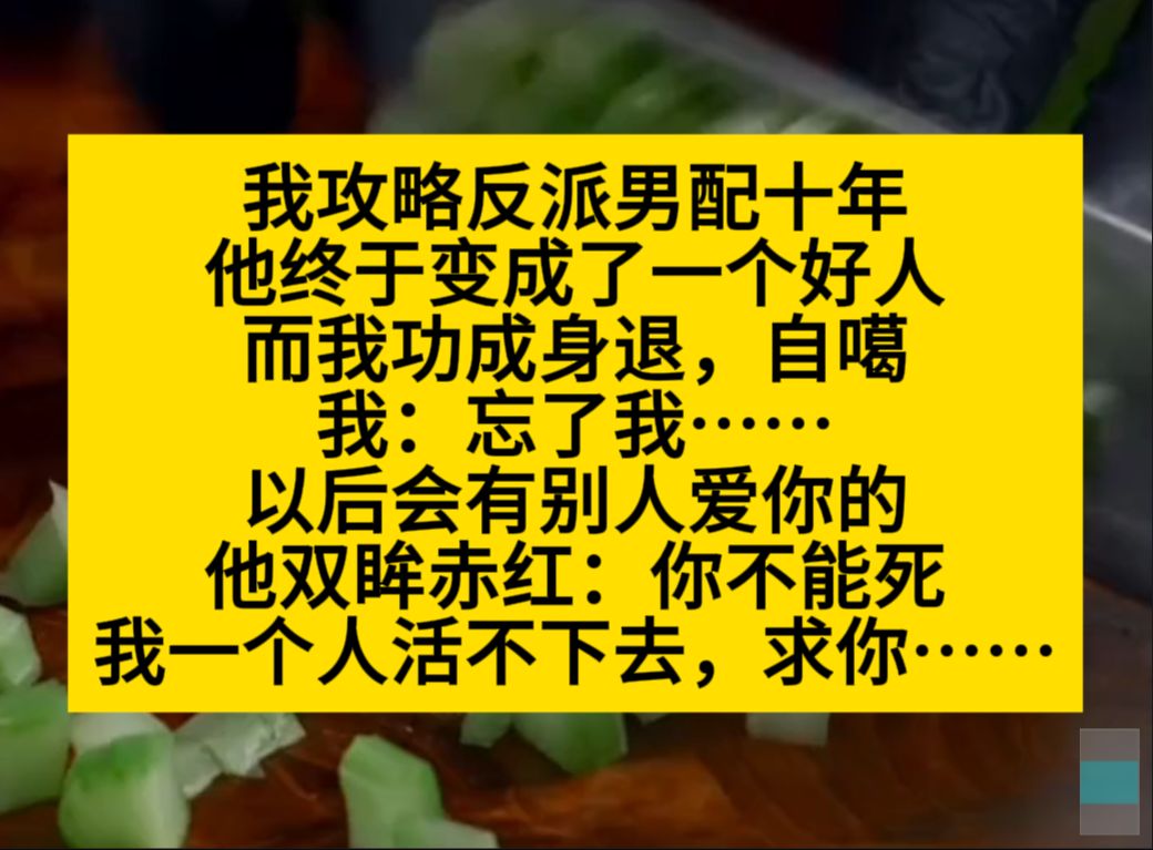 原耽推文 我攻略反派十年,他终于变成了一个好人,我功成身退噶了,他疯了哔哩哔哩bilibili