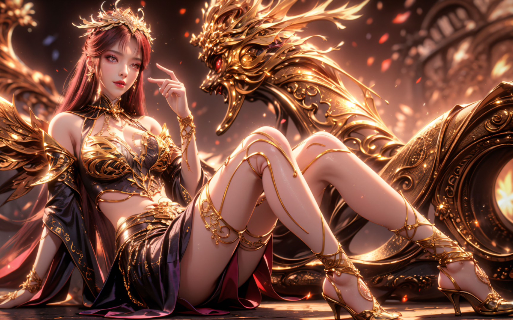 【ai绘画】百炼成神美女毒血夫人