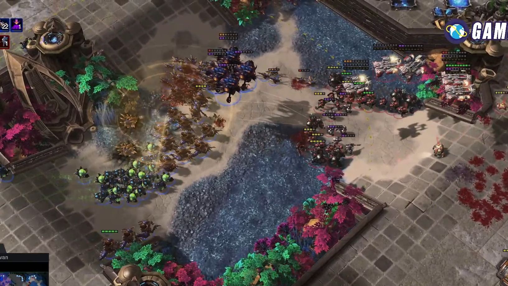 星际争霸2 solar vs byun 停不下来的输出,都来不及发展科技