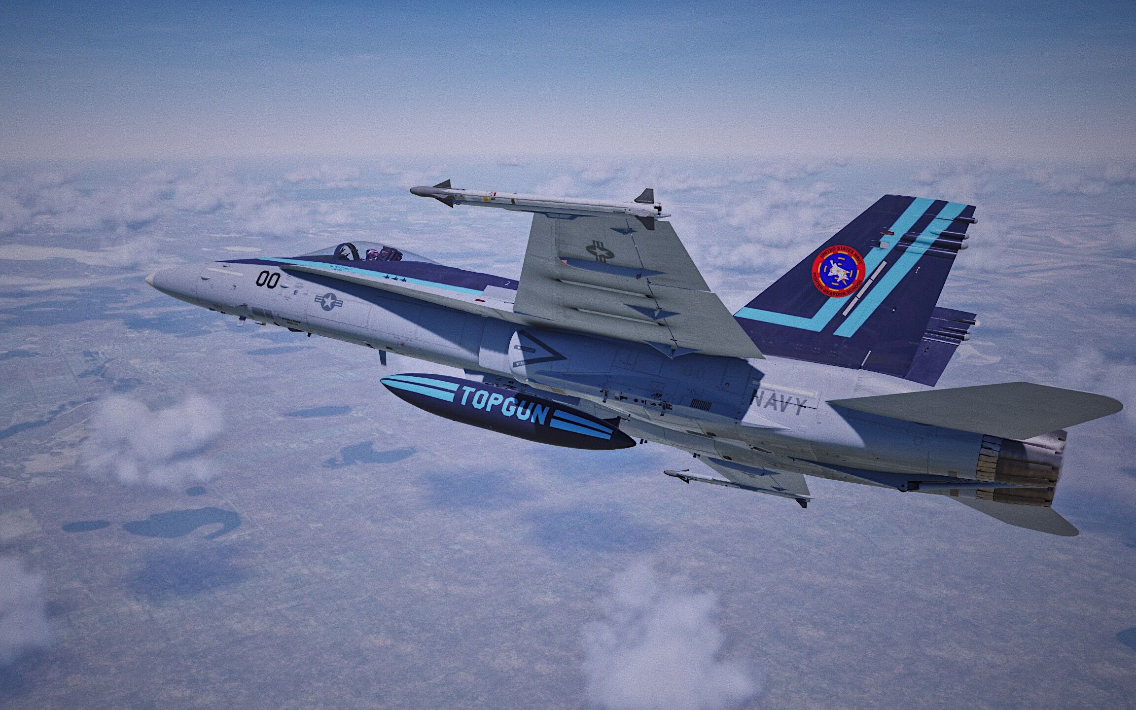 【dcs:world】f18c飞行员的日常(vlog向)