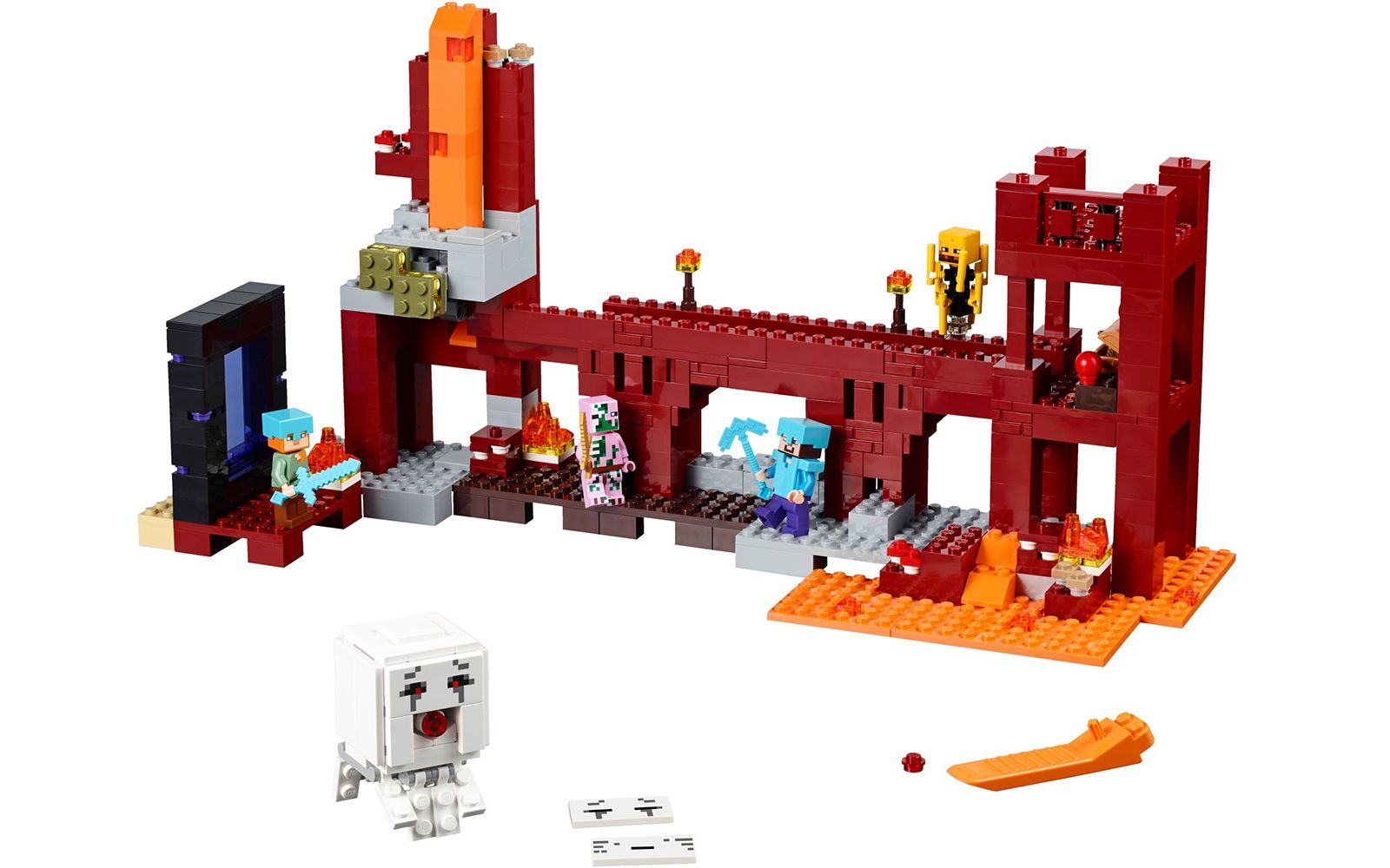 乐高 lego 21122 minecraft 我的世界 地下堡垒 2015速拼评测