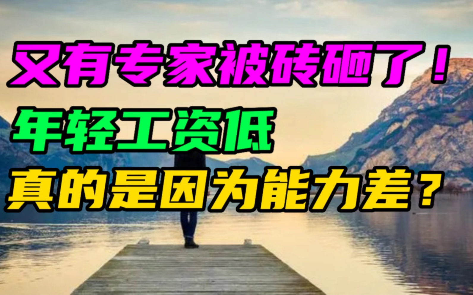 专家说年轻人工资低,是因为不努力、能力差,事实真的如此吗?哔哩哔哩bilibili