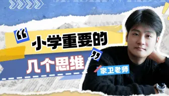 讲讲小学浅奥比较重要的几个思维