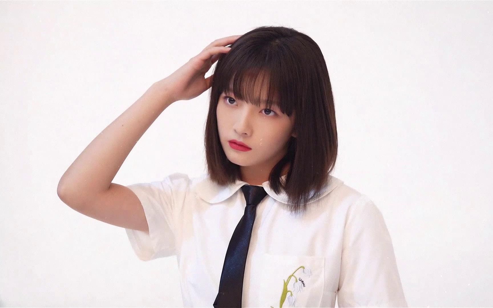 【青春有你】朱林雨写真拍摄花絮变身酷girl