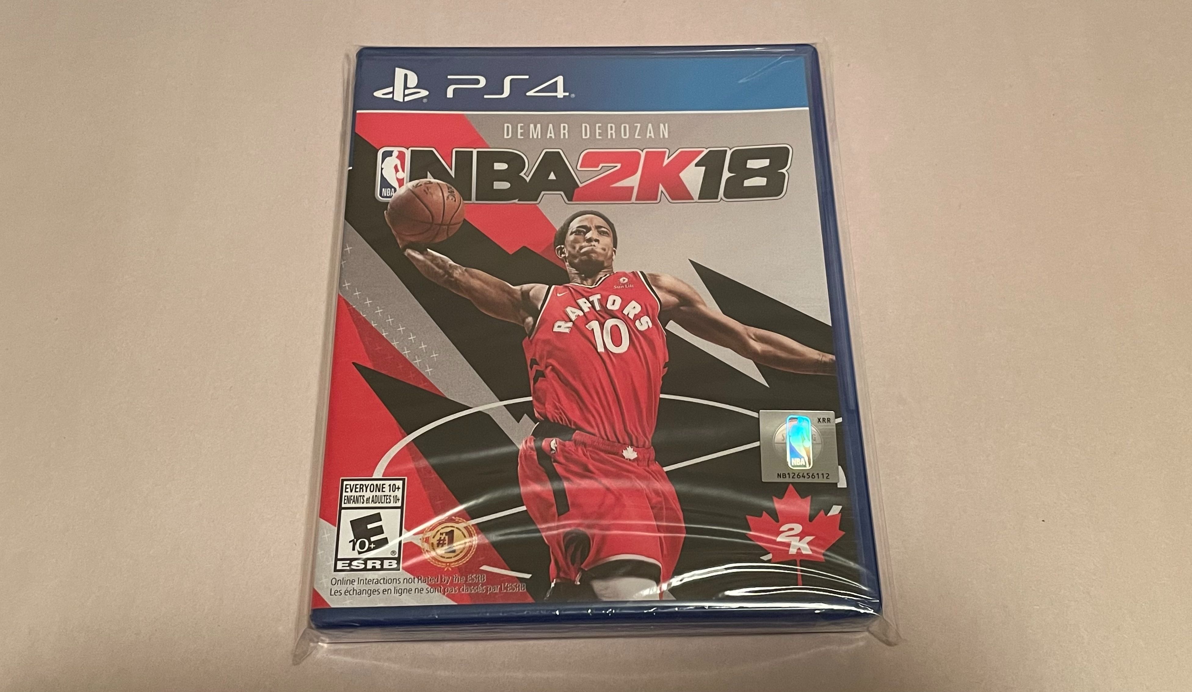 NBA 2K18 美版 ps4 实体试玩
