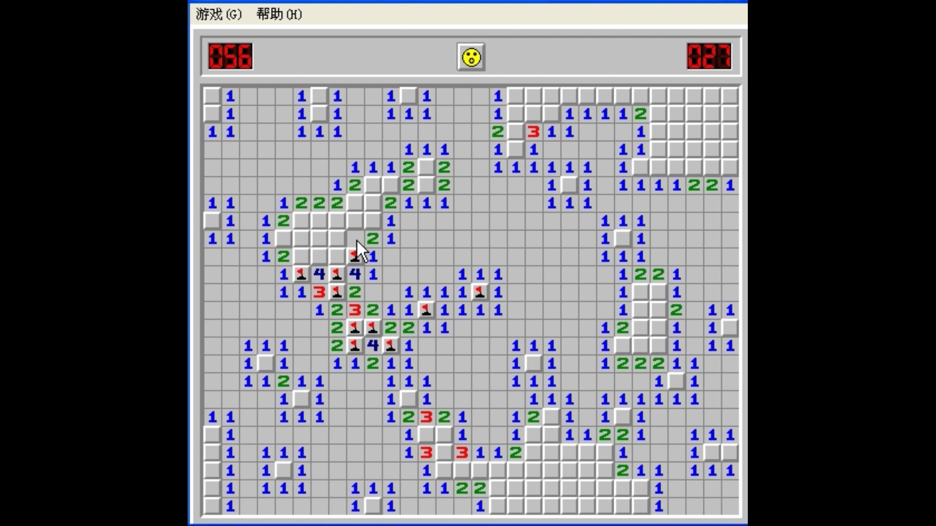 我扫雷都手残恐怕是废眼了