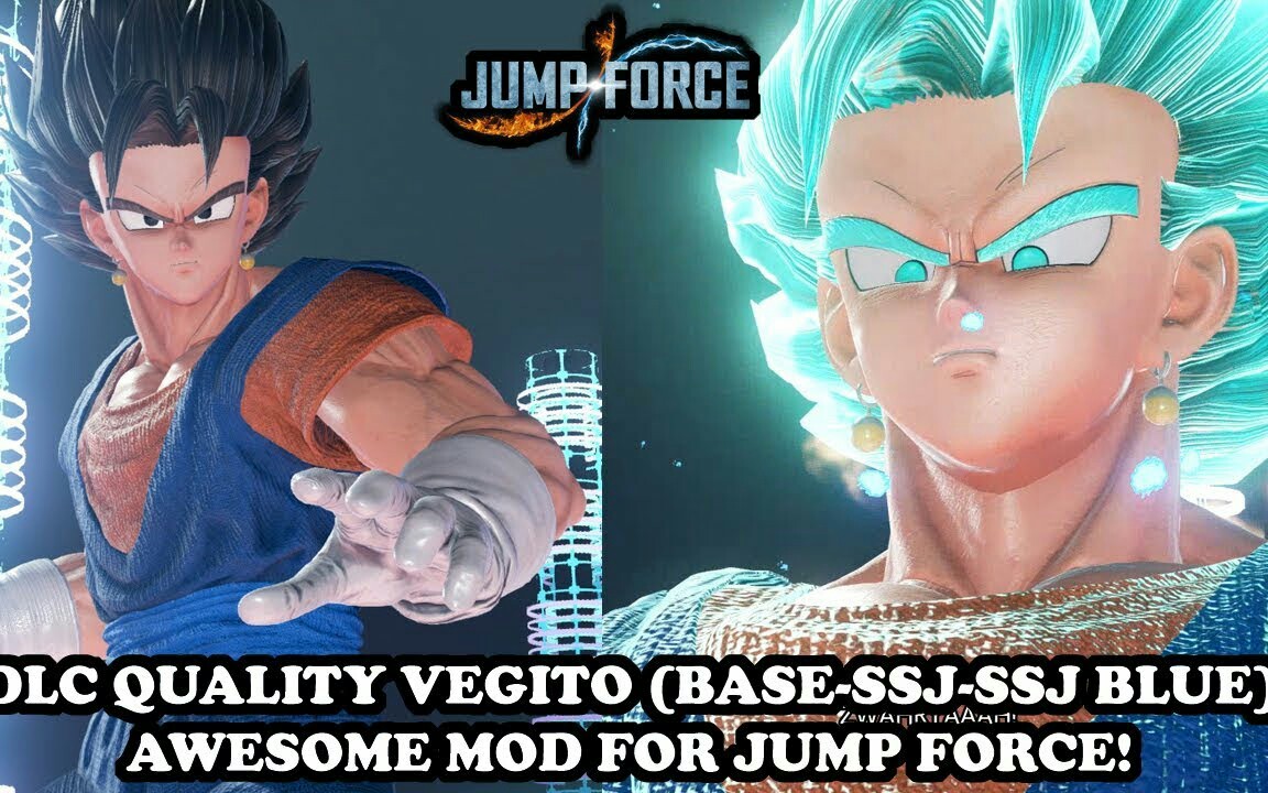 [图]【jump 大乱斗】jump force 贝吉特两段变身（超赛～超蓝）mod展示！