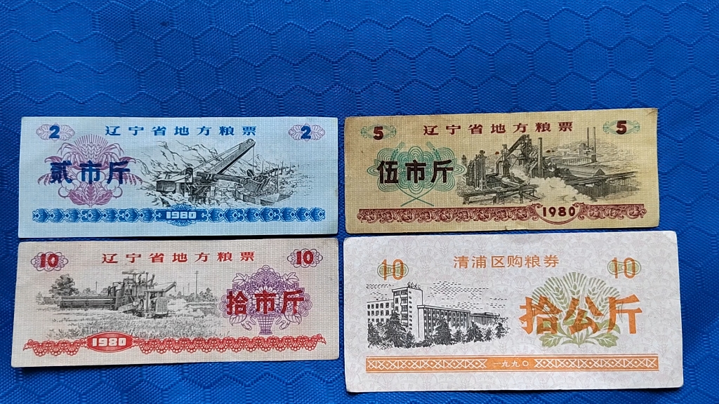 保定下乡收藏:1980年辽宁省老粮票!