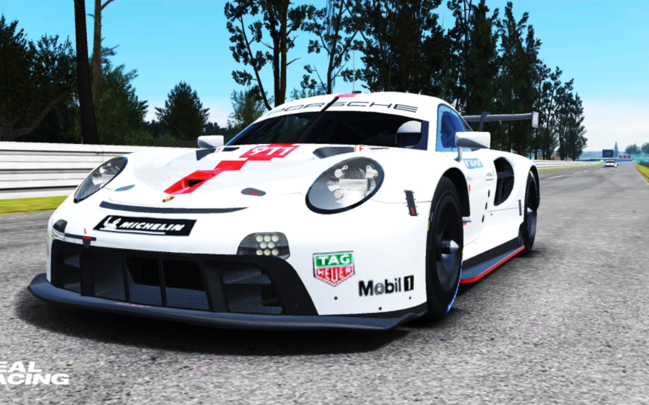 real racing 3:保时捷911 gte rsr,勒芒耐力赛