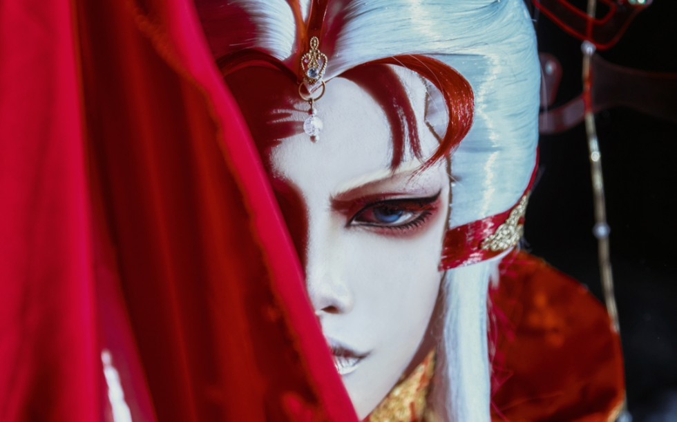 霹雳布袋戏##cos##琴缺风隼##赑风隼#正片来了丹心一幕戏,碧血洗辞镲