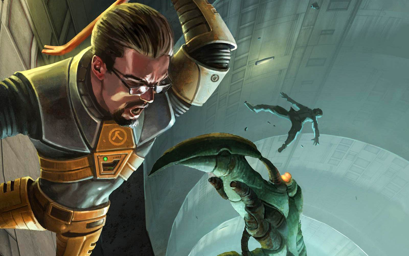 【1090p高清画质/无hud】半条命:起源两小时游戏剧情全流程实况!