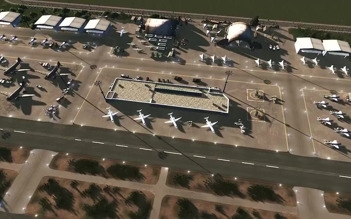 都市天际线-军用机场建设【搬运】