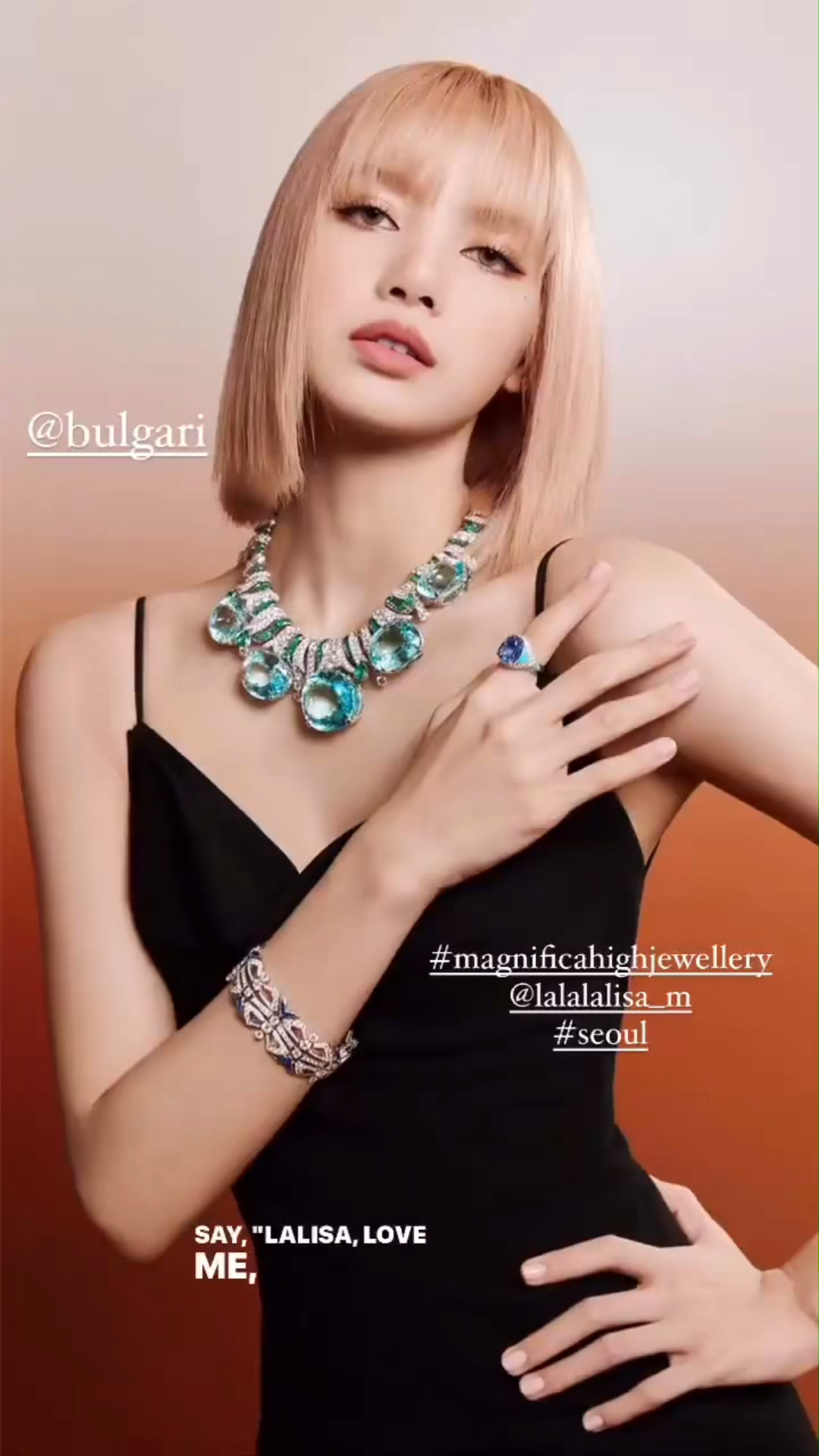 220123宝格丽更新lisa全球品牌代言人78787878贵气大美女