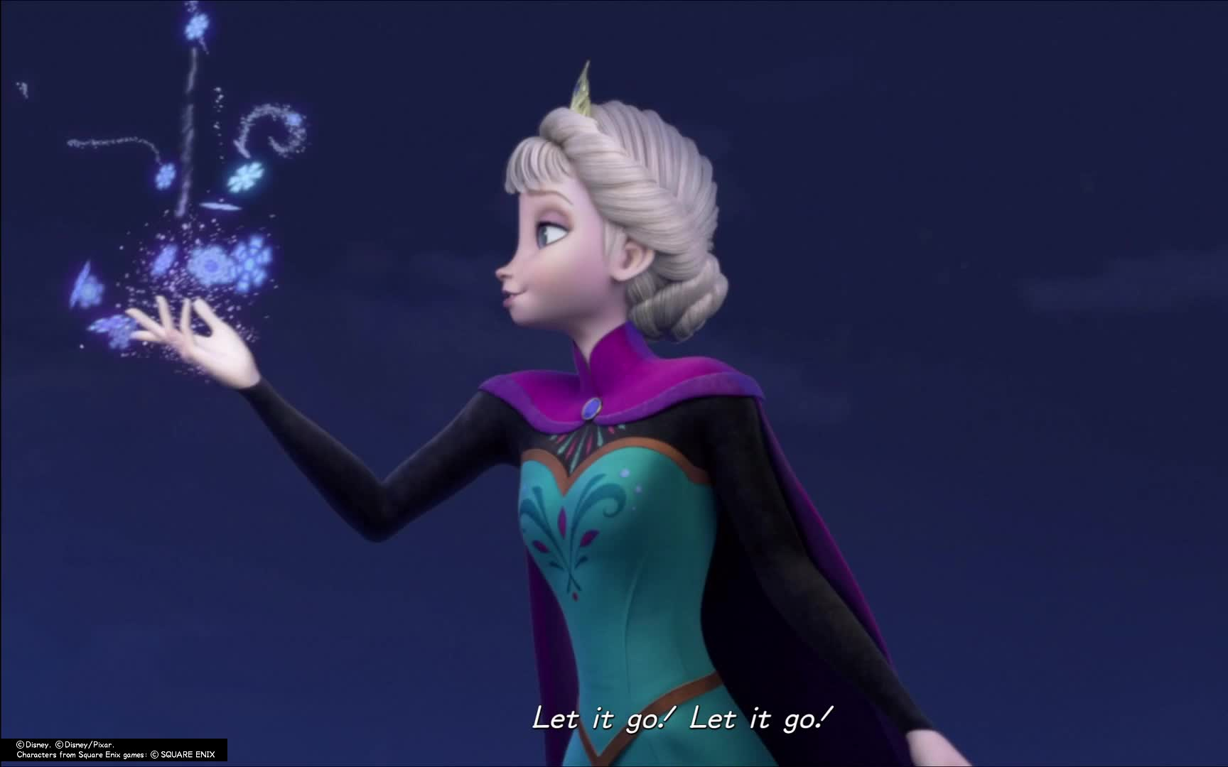 [图]【高清HD】王国之心3 Kingdom Heart 3 - 冰雪奇缘Elsa独舞 - Let it Go