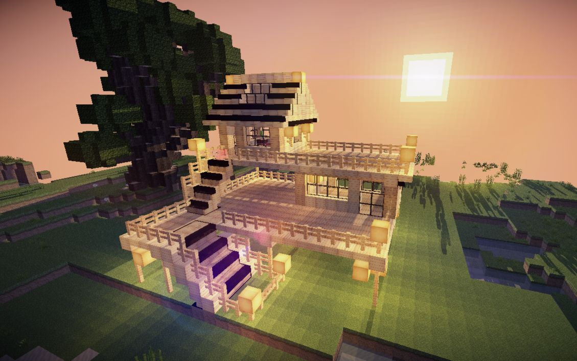 《我的世界之各类建筑教学》p2:朴素三层小木屋(～~▽~)～一定要看简